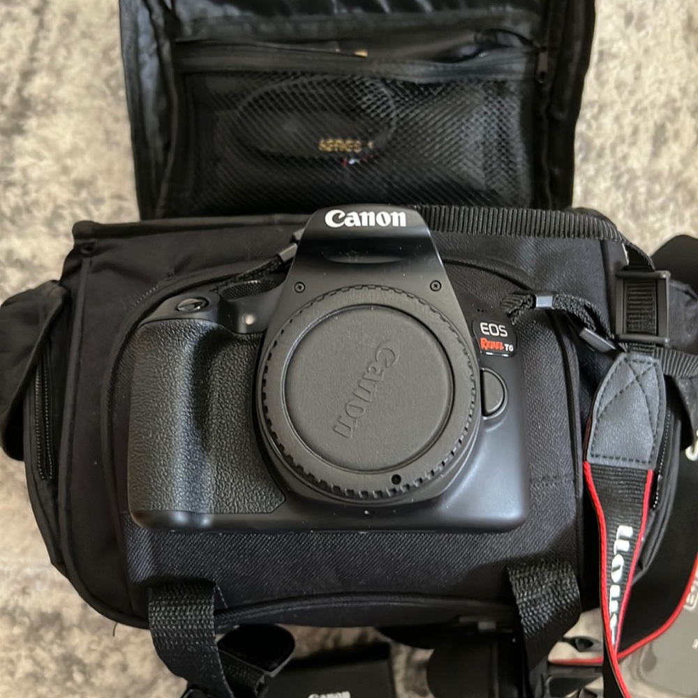 Cannon Rebel T6 Camera with extras